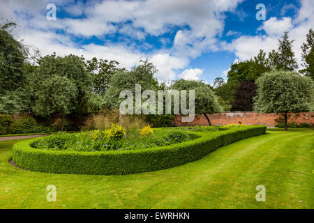 The Tear-drop Garden at Weston Park, Weston under Lizard, Shifnal Shropshire, UK Stock Photo