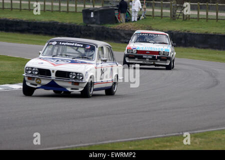 Ford Capri at the Goodwood Members meeting Stock Photo