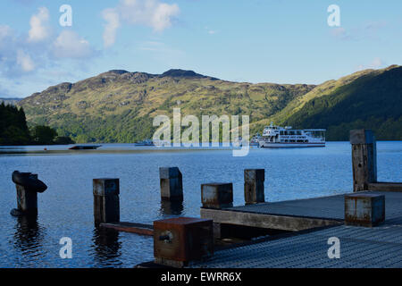 View over Loch Lomond from Tarbet, Scottish Highlands. Stock Photo