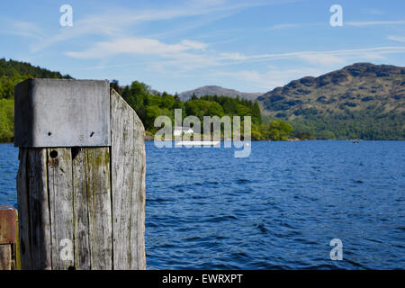 View over Loch Lomond, from Tarbet, Scottish Highlands. Stock Photo