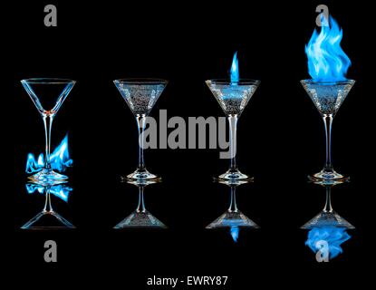 Cocktail set Stock Photo