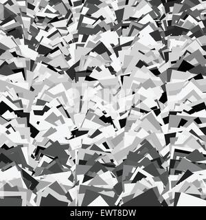 Overlapping, scattered random squares. Artistic abstract vector. Stock Vector