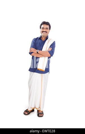 1 South Indian man standing pose Stock Photo