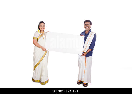 Blue and Orange Fit & Flare Madurai Saree Dress - Mogra Designs