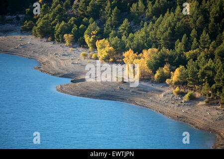 The Sainte Croix lake in Provence Stock Photo