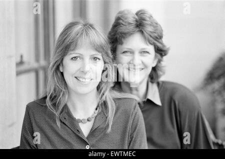 Penelope Wilton with Wendy Wood, who she portrays in 'Cry Freedom'. 20th November 1987. Stock Photo