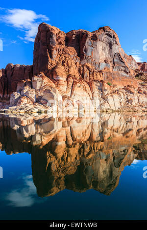 Colorful sandstone wall eroded in a design in Petra World Heritage site ...