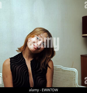 Deutsche Schauspielerin und Fotomodell Andrea Rau, Deutschland 1970er ...