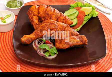 Spicy Chicken Tikka-3 Stock Photo