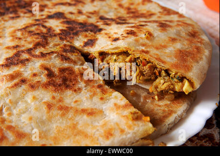 Sheermal (Pakistani and Indian flat bread Stock Photo 