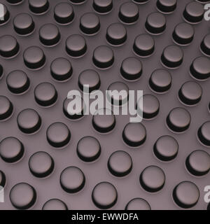 Surface covered with cylindrical bumps Stock Photo