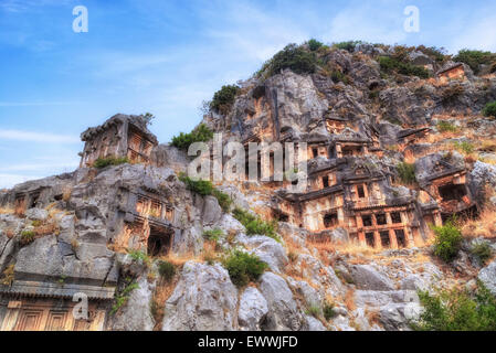 Myra, Lycia, Demre, Antalya, Turkey Stock Photo