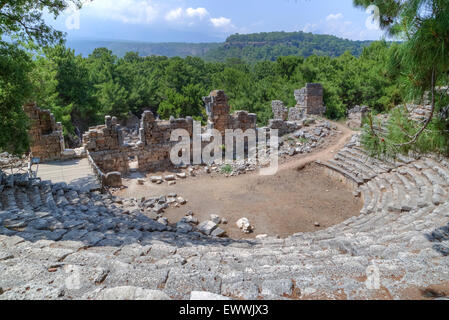 Phaselis, Lycia, Kemer, Turkey Stock Photo