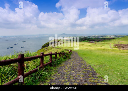 Landscape of Jeju Island, South Korea Stock Photo