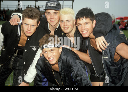 TAKE THAT  UK pop group in 1993 Stock Photo