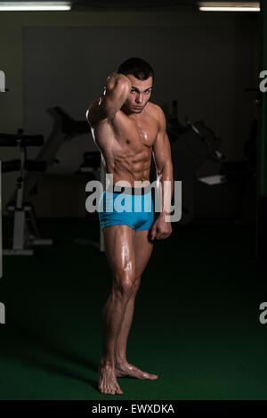 Bodybuilder Abdominal Thigh Pose Stock Photos - Free & Royalty-Free Stock  Photos from Dreamstime