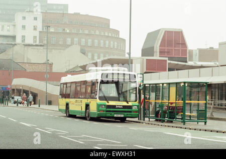 Middlesbrough Bus Station, 17th January 1996 Stock Photo - Alamy