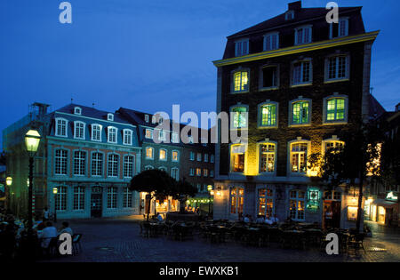 DEU, Germany, Aachen, house at the Huehnermarkt, in the background the Couven Museum  DEU, Deutschland, Aachen, Haus am Huehnerm Stock Photo