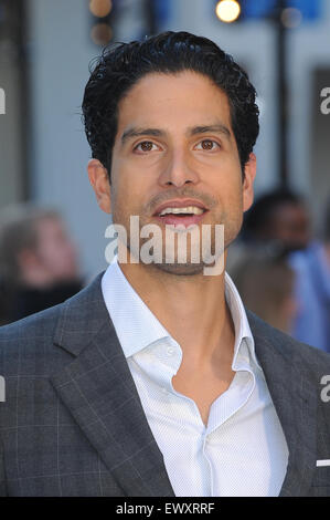 American actor Adam Rodriguez attends the European Premiere of Magic Mike XXL at Vue West End in London, England.  30th June 2015 © Paul Treadway Stock Photo
