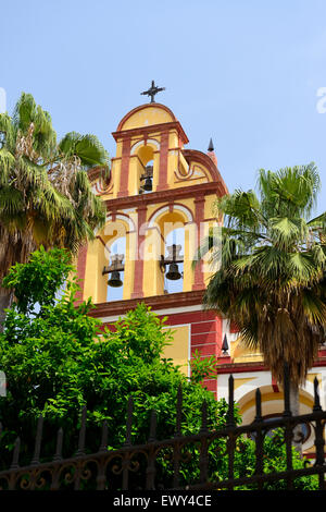 Iglesia de San Agustin in old town of Malaga, Andalusia, Southern Spain Stock Photo