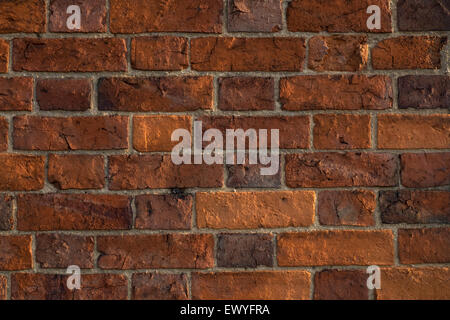 Simple image of a red brick wall Stock Photo
