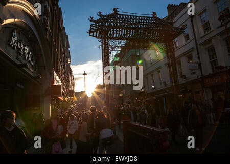 Chinatown in late afternoon London, England Stock Photo