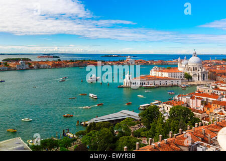View from Campanile di San Marco to Venice, Italy Stock Photo