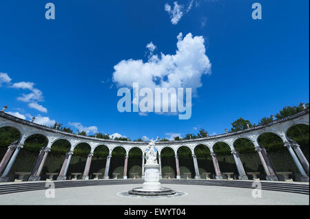 Versailles Castle Park, France - August 16, 2014: Sculpture Abduction of Persephone in the center of the Bosquet des Sources Stock Photo