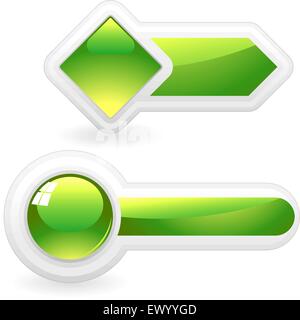 Icon collection. Usable for web design. Stock Vector
