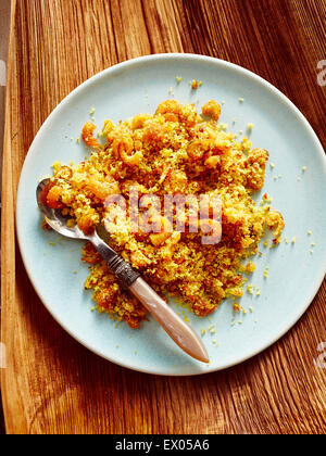 Still life with plate of Goan kismur Stock Photo