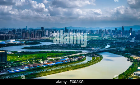 Ningbo cityscape Stock Photo