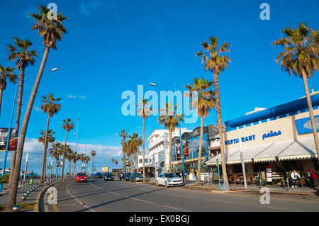 Boulevard de la Corniche, Ain Diab, resort, district outside the centre, Casablanca, Morocco, northern Africa Stock Photo
