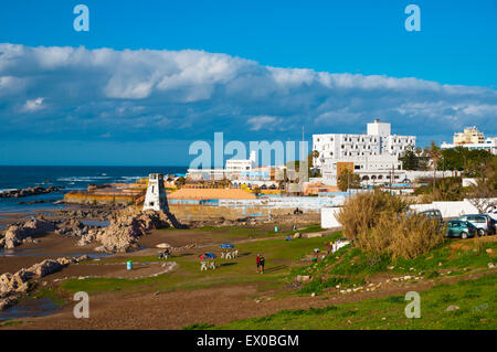 Ain Diab, resort, district outside the centre, Casablanca, Morocco, northern Africa Stock Photo