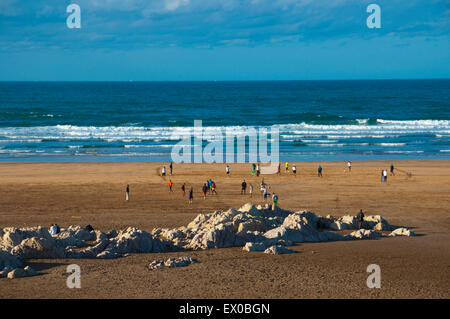 Miami Beach, Ain Diab, resort, district outside the centre, Casablanca, Morocco, northern Africa Stock Photo