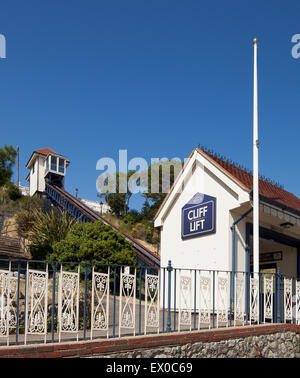 Cliff Lift, Western Esplanade, Southend on Sea. Stock Photo