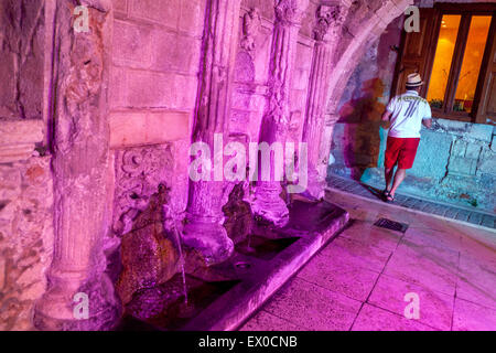 Rimondi Fountain, Rethymno, Crete, Greece Stock Photo