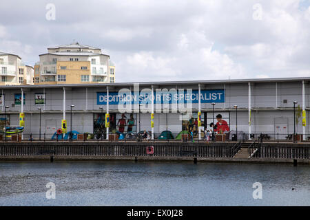Decathlon Sports Store Surrey Quays London UK Stock Photo - Alamy
