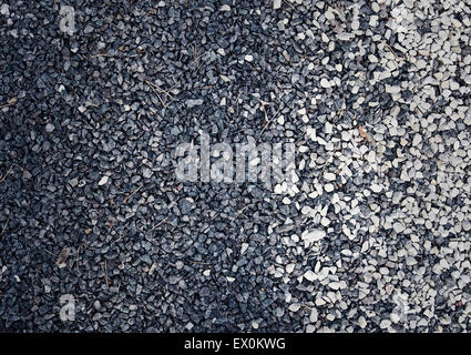 Mixture of gravel stones Stock Photo
