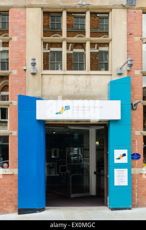 Entrance to Northampton Museum and Art Gallery in Guildhall Road, Northampton Stock Photo