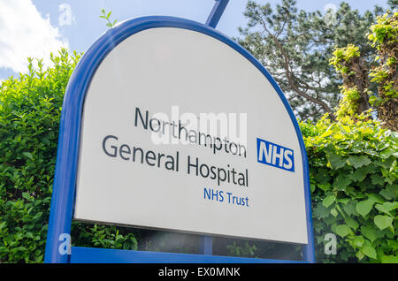 Northampton General Hospital sign, Northampton, England, UK Stock Photo ...