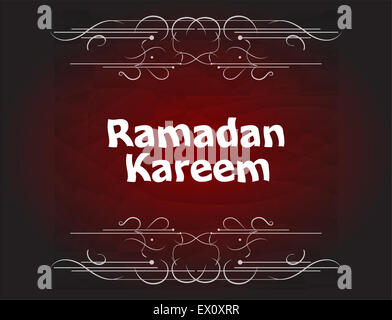 The sultan of eleven months Ramadan greeting card. Holy month of muslim community Stock Photo