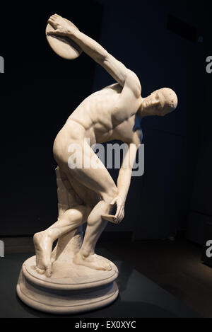 Discus Thrower at National Roman Museum Stock Photo