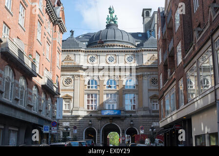 Det Nye Teater theatre house in the Vesterbro district of central Copenhagen Stock Photo