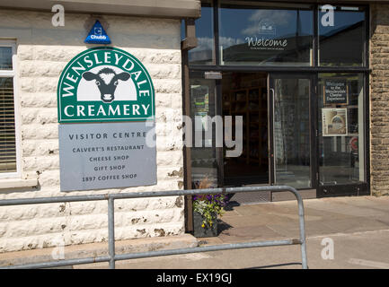 Wensleydale Creamery cheese factory visitor centre, Hawes, Yorkshire ...