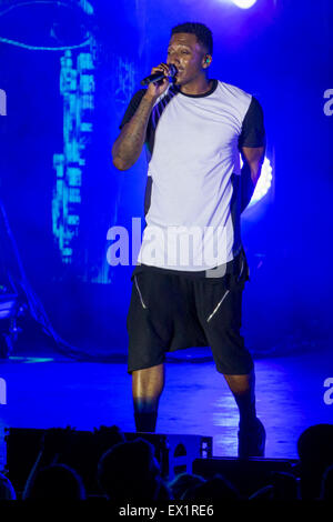 Milwaukee, Wisconsin, USA. 30th June, 2015. Rapper LECRAE performs live on stage at the Summerfest Music Festival in Milwaukee, Wisconsin © Daniel DeSlover/ZUMA Wire/Alamy Live News Stock Photo