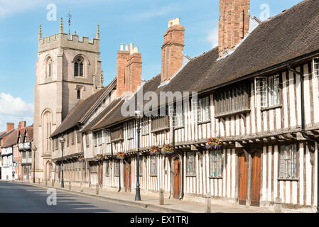 Church Street, Stratford upon Avon, UK. Stock Photo