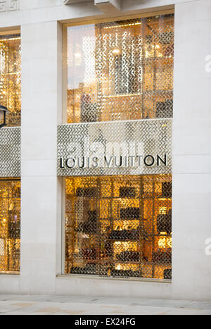 Louis Vuitton store in London Stock Photo