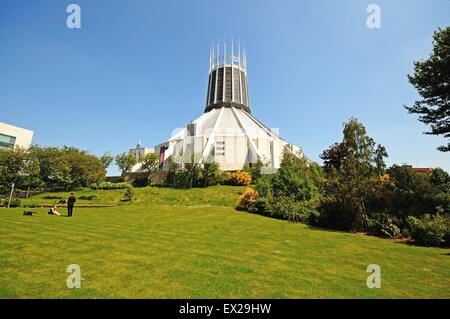 Roman Catholic Cathedral, Liverpool, Merseyside, England, UK, Western Europe. Stock Photo