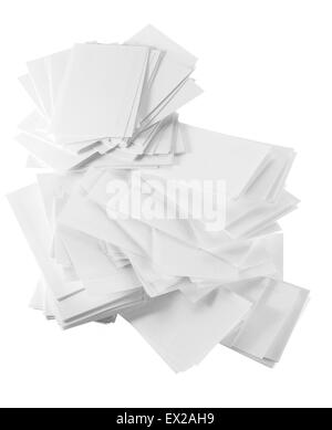 Stack of Blank Cards Stock Photo