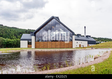 Pernod Ricard owned Chivas Brothers Ltd new Dalmunach whisky distillery near Carron in Moray Scotland Stock Photo